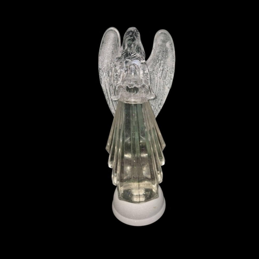 Raz Imports Battery Operated Lighted Angel With Swirling Glitter 13"